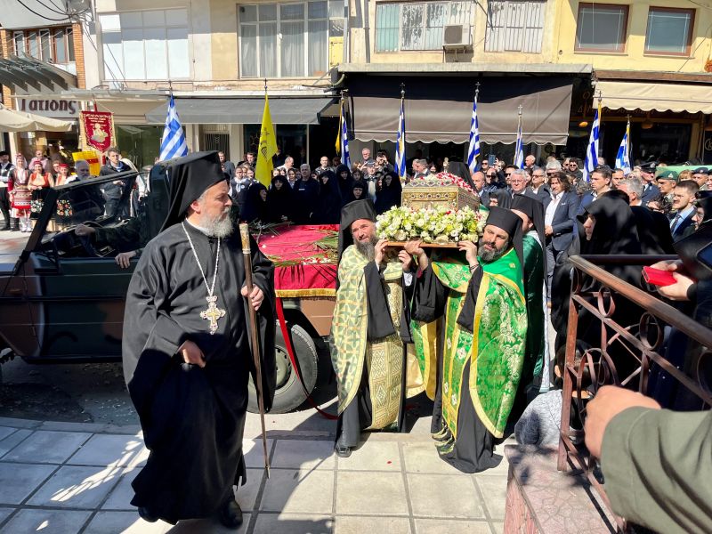 Η ΣΥΝΑΞΗ ΤΟΥ ΟΣΙΟΥ ΓΕΩΡΓΙΟΥ ΤΟΥ ΝΕΟΥ ΟΜΟΛΟΓΗΤΟΥ (ΚΑΡΣΛΙΔΗ) ΚΑΙ Η ΕΟΡΤΗ ΤΟΥ ΕΥΑΓΓΕΛΙΣΜΟΥ ΤΗΣ ΘΕΟΤΟΚΟΥ ΣΤΗΝ ΙΕΡΑ ΜΗΤΡΟΠΟΛΗ ΔΡΑΜΑΣ  